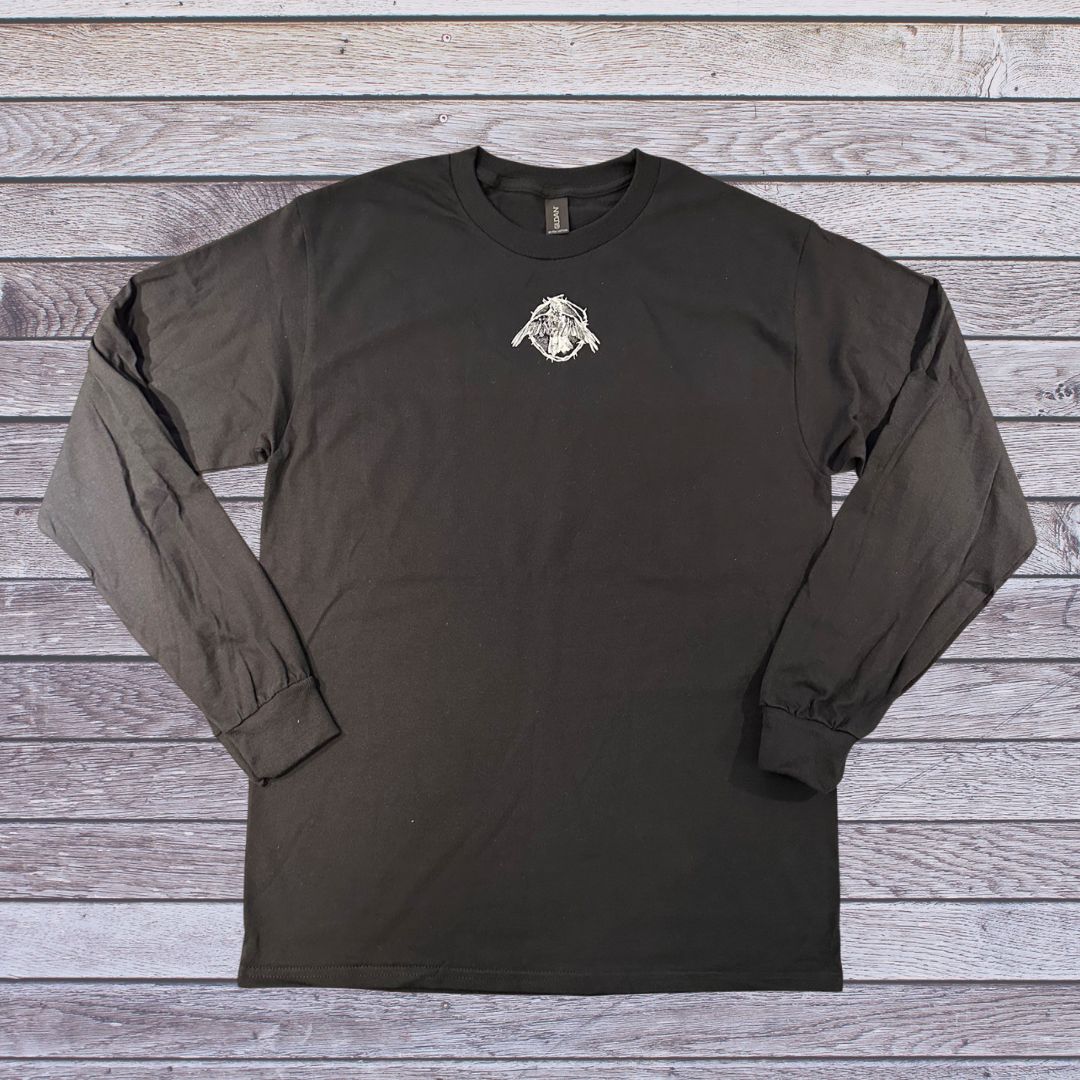 hurula långärmad t-shirt: ritad fågel
